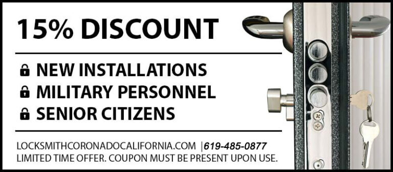 locksmith discount coupon coronado california 768x336