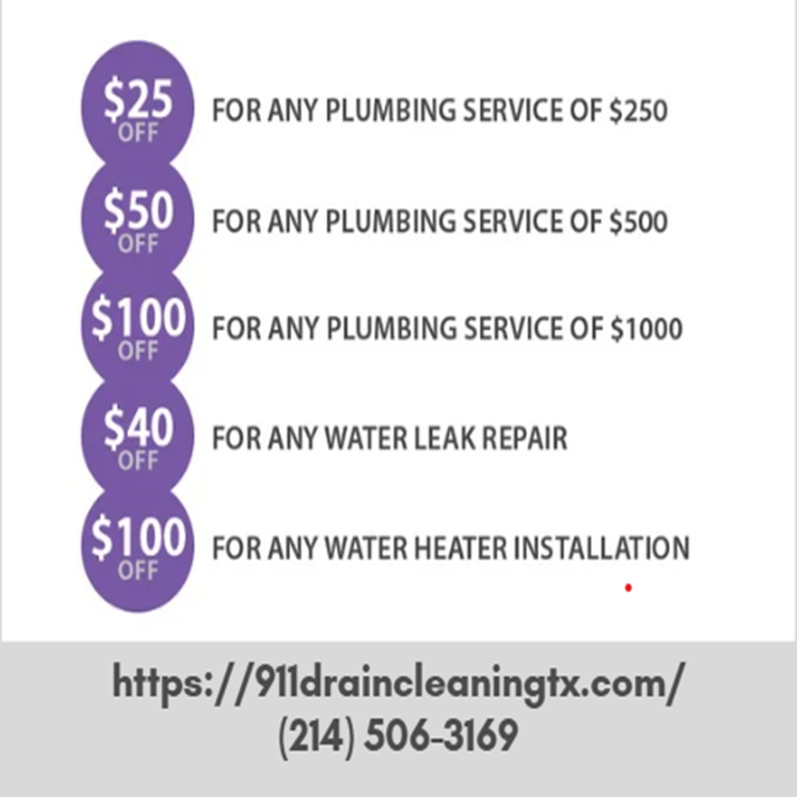 911 Drain Cleaning Dallas TX COUPONE Copy