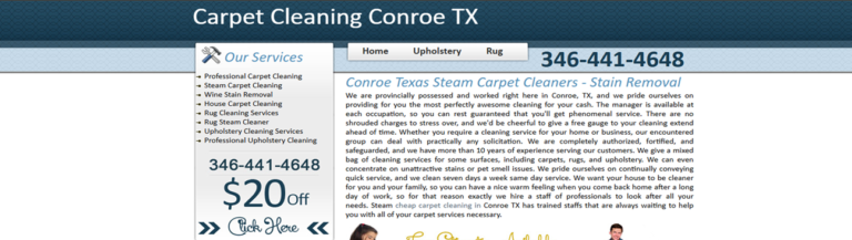 TX Conroe Carpet Cleaning header header 768x217