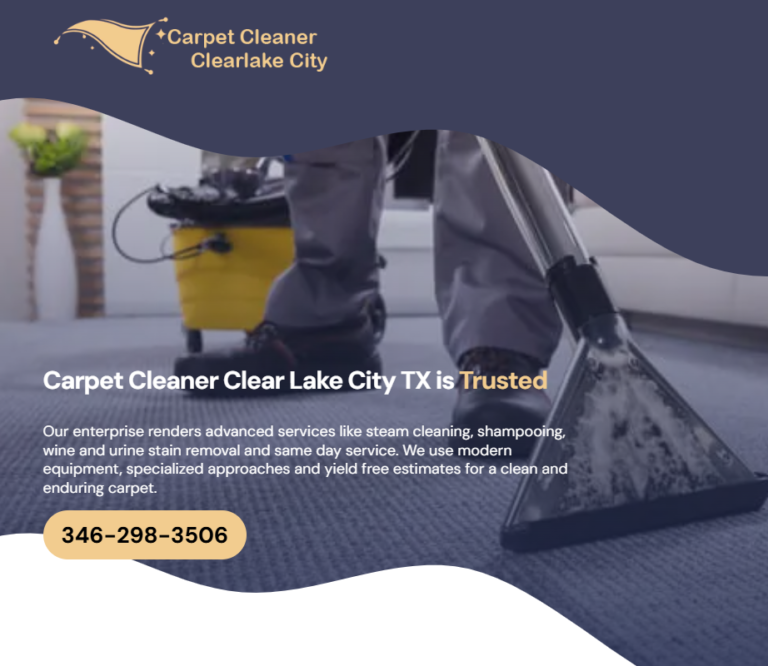 Carpet Cleaner Clearlake City TX header 768x666