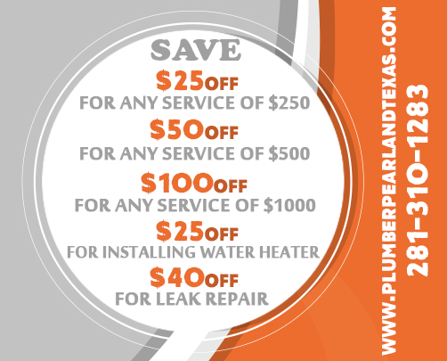 Plumber Pearland Texas offers