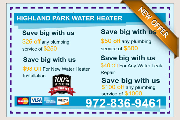 coupon2 Highland Park Water Heater