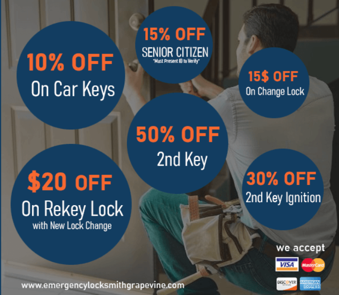 Emergency Locksmith Grapevine coupon