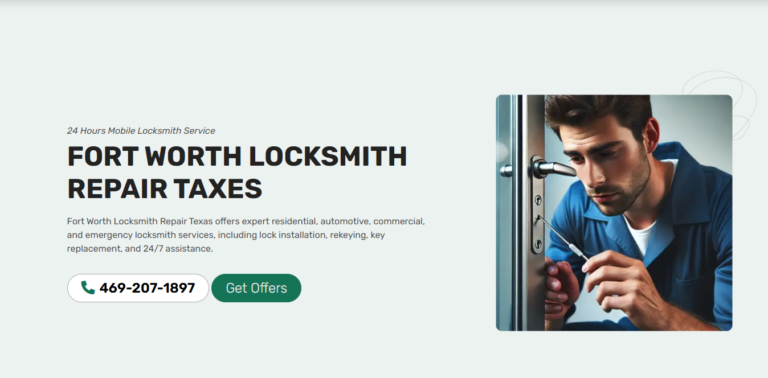 Fort Worth Locksmith Repair Texas cover 768x378