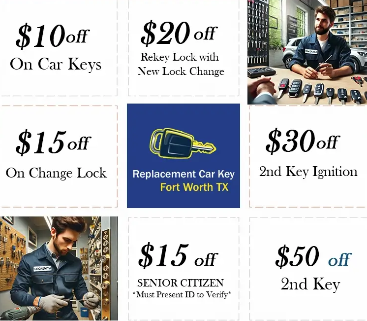 Replacement Car Key Fort Worth TX offers