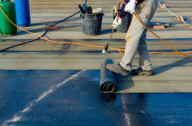 CheapestWaytoDoaFlatRoof 768x503