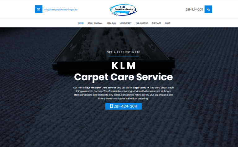 K L M Carpet Care Service header 1 768x476