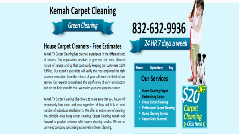 Kemah Carpet Cleaning header 768x432