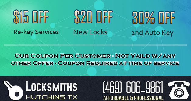 Locksmiths Hutchins TX coupon