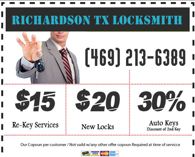 Locksmiths Richardson TX coupon