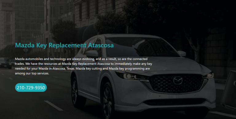 Mazda Key Replacement Atascosa TX cover 1 768x389