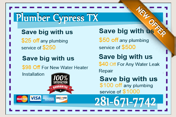 Plumber Cypress Texas offers