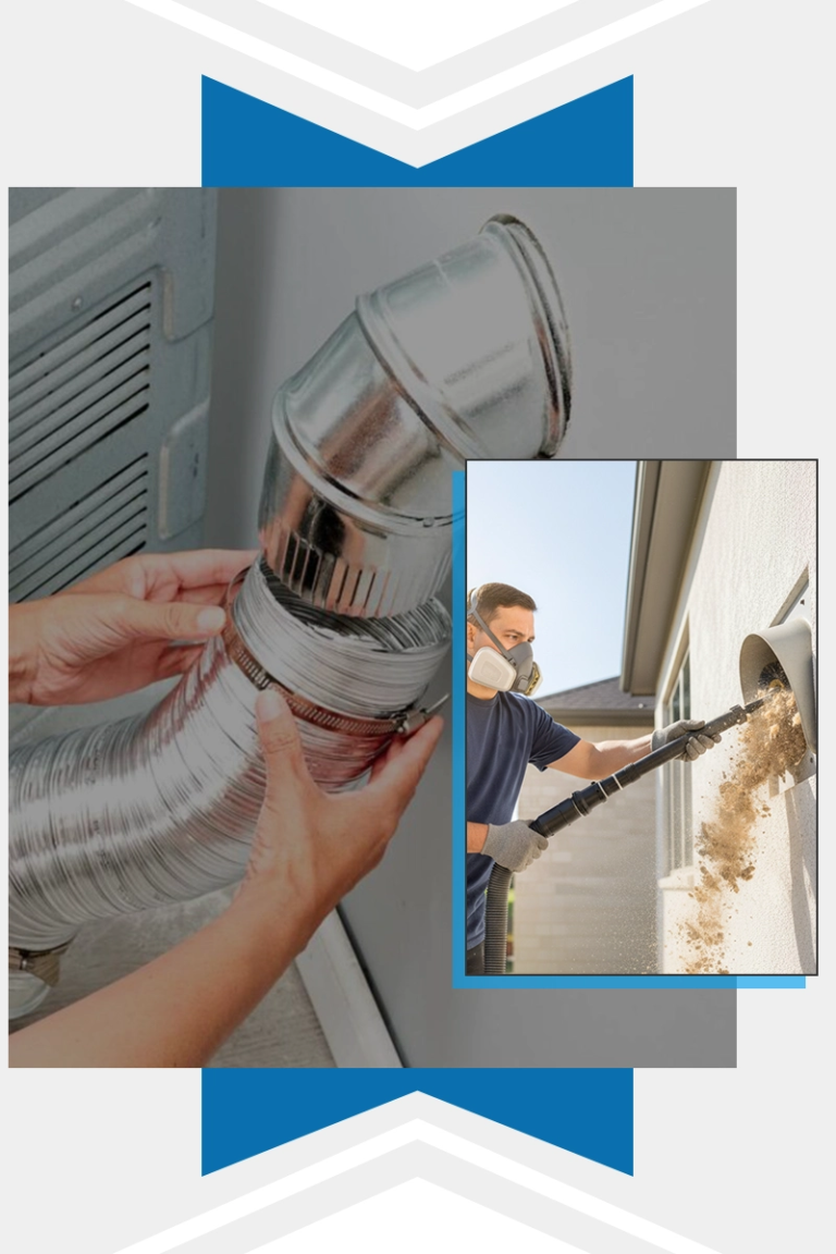 clogged dryer duct cleaning 768x1152