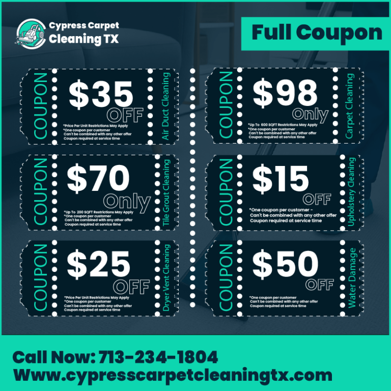 Cypress Carpet Cleaning TX coupon 768x768