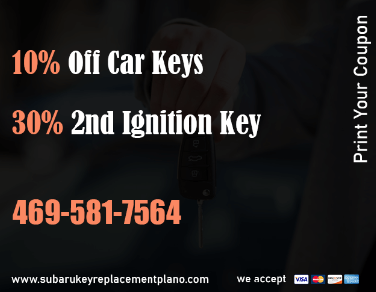 Subaru Key Replacement Plano coupon