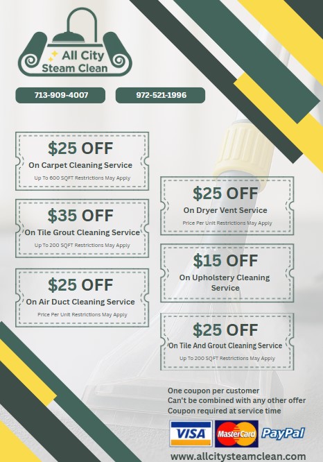 All City Steam Clean copoun