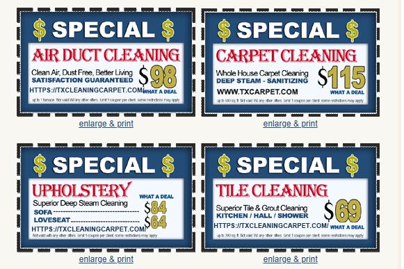 Houston Carpet Cleaning Service copoun