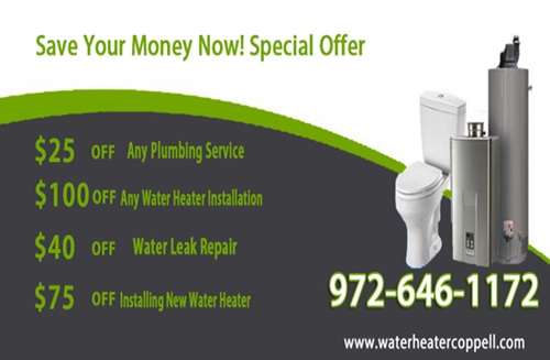 special offer Water Heater Coppell TX