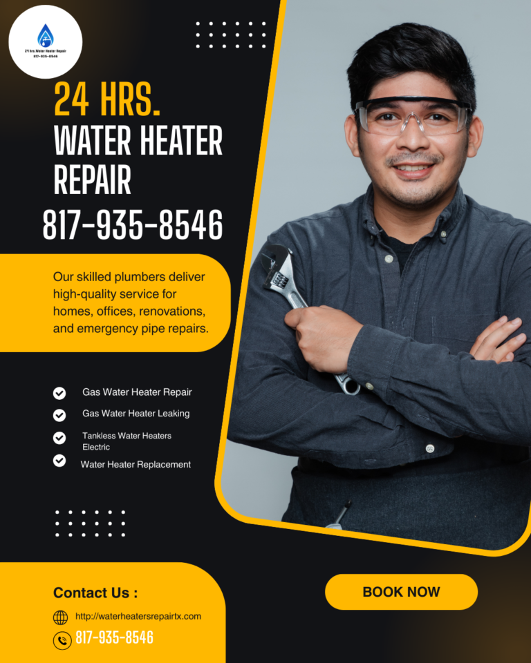 24 hrs.Water Heater Repair 768x960