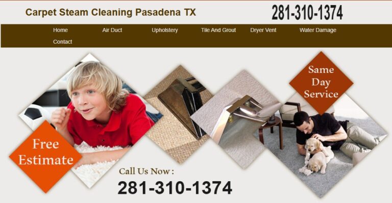 Carpet Steam Cleaning Service header 768x399