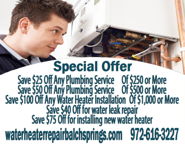 Coupon 2 Water Heater Balch Springs 1 768x597