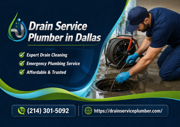 Drain Service Plumber in Dallas cover5 768x542
