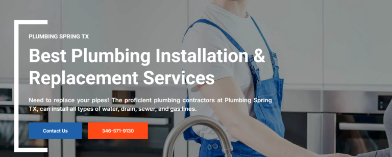 Plumbing Spring TX 3 768x309