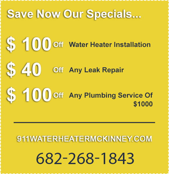 911 Water Heater Mckinney TX coupon