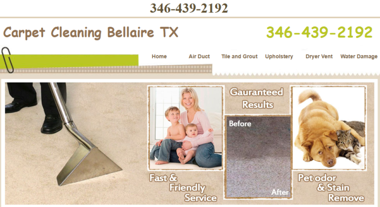 Almo Carpet Cleaning Bellaire header 768x419