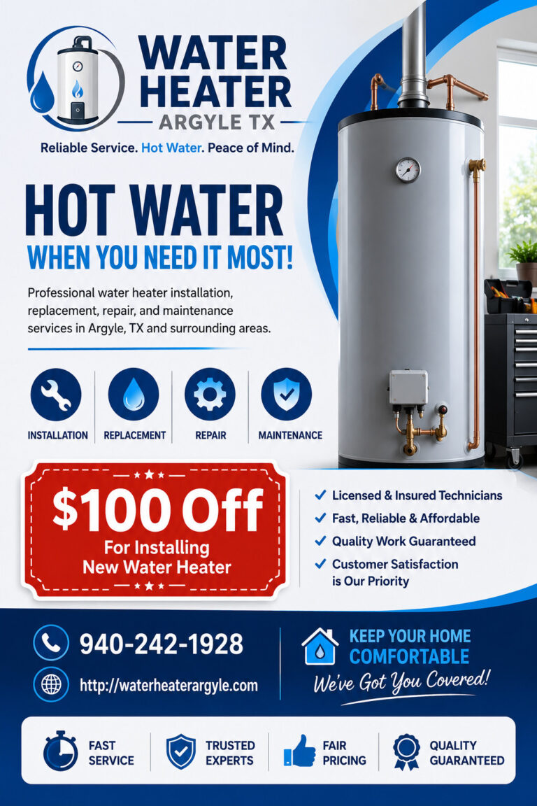 Water Heater Argyle TX 4 768x1152