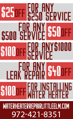 coupon Water Heater Repair Little Elm