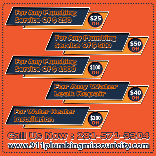 911 Plumbing Missouri City TX offers