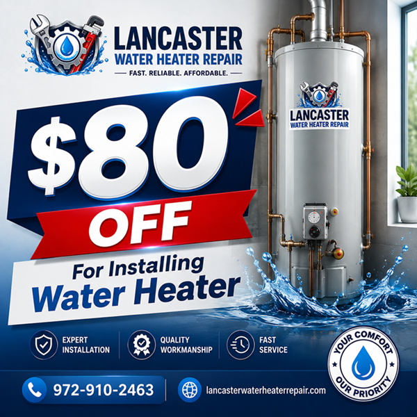 Lancaster Water Heater Repair poster