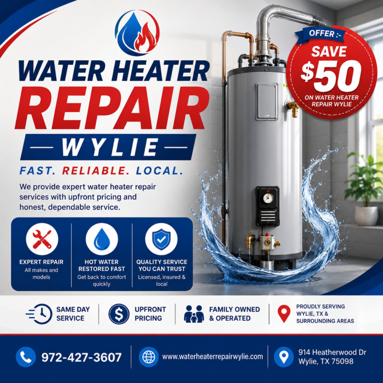 Water Heater repair wylie post 768x768