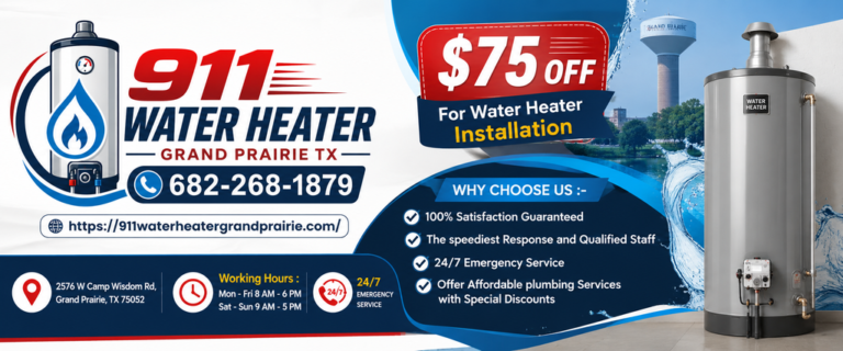 911 Water Heater Grand Prairie TX cover5 full 768x320