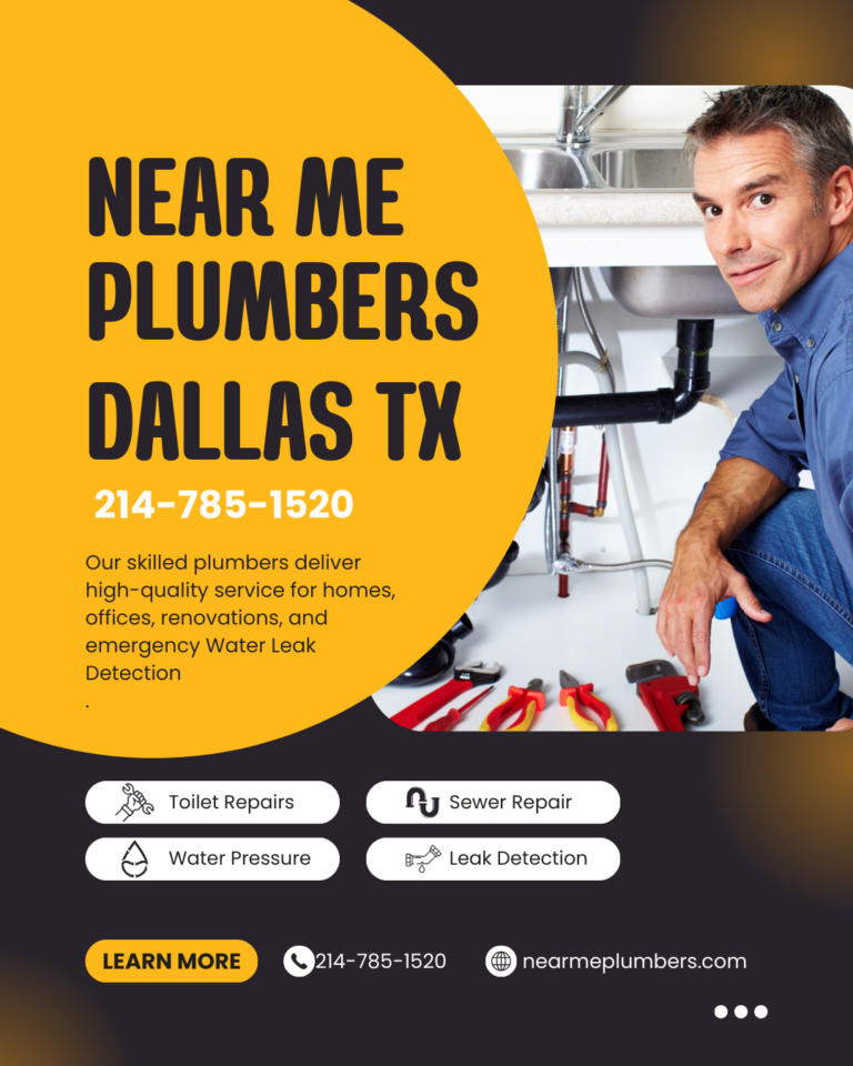 Black and Yellow Modern Plumbing Company Services Instagram Post 768x960