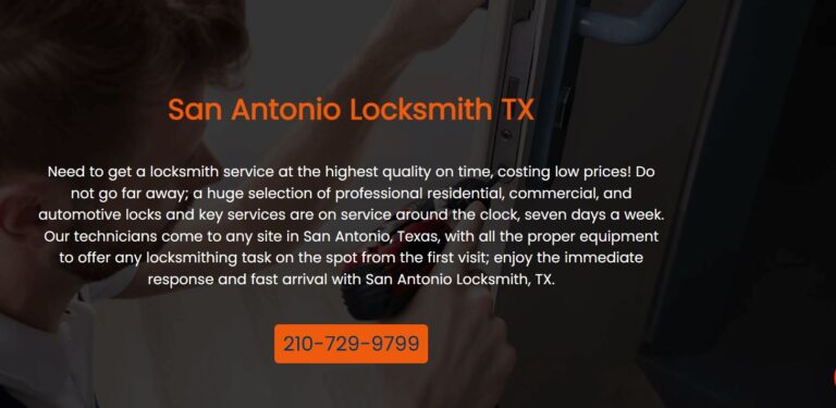 San Antonio Locksmith TX 768x375