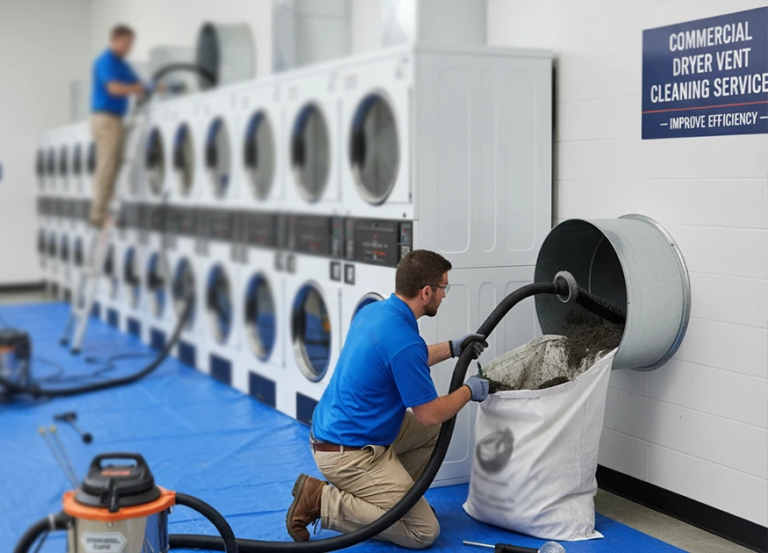 commercial dryer duct cleaning 768x553