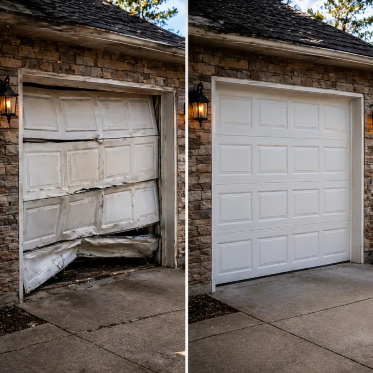 garage door repair before and after 768x768