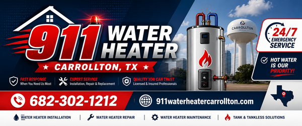 911 Water Heater Carrollton TX cover