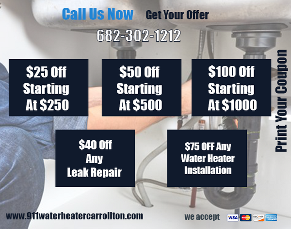 911 Water Heater carrollton tx