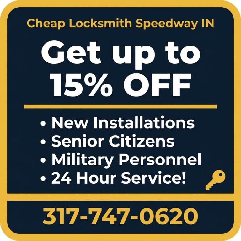 Cheap Locksmith Speedway IN Coupon 768x768