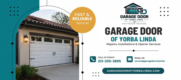 Garage door of Yourba linda 768x342