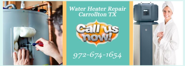 Water Heater Repair Carrollton TX cover 768x275