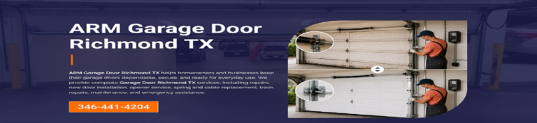 Screenshot 2026 09 13 at 03 18 01 ARM Garage Door Richmond TX 24 7 Trusted Repair Services 768x177