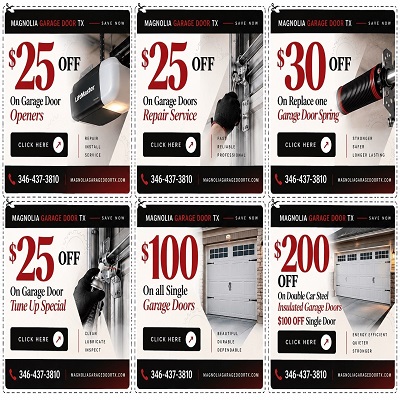 coupon Magnolia TX Garage Door