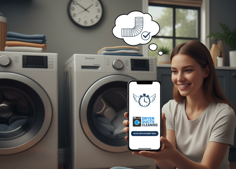 save time for dryer duct cleaning 768x553
