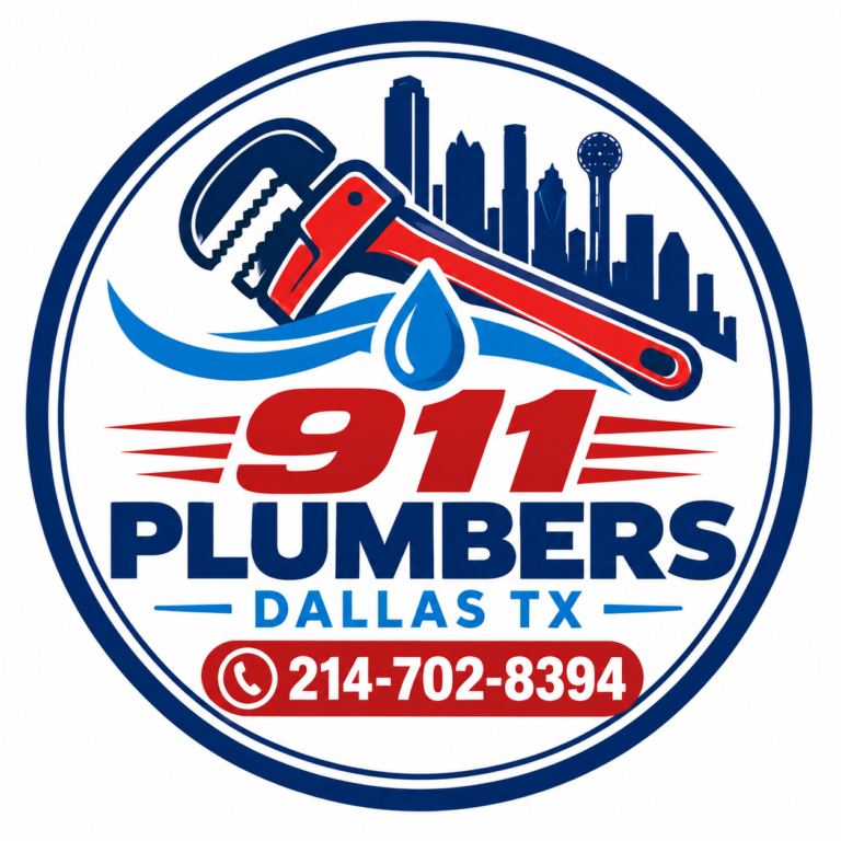 911 Plumbers Dallas TX logo 1 768x768