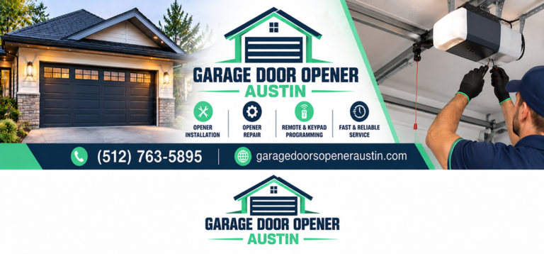 Garage Door Opener Austin Banner 768x358
