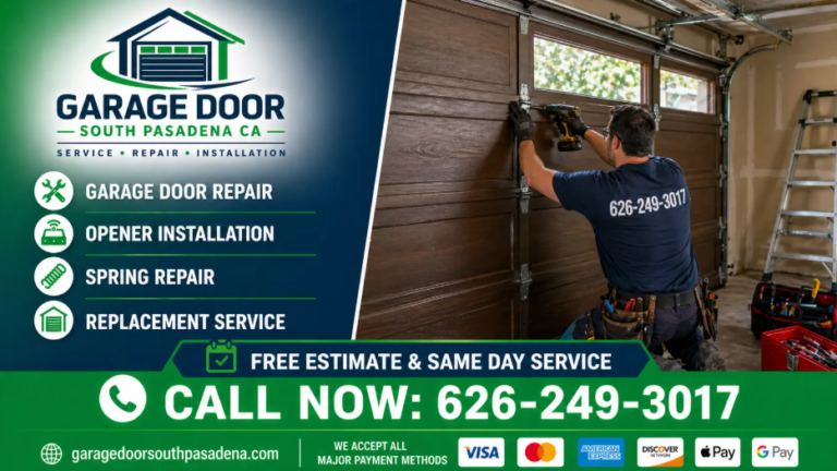 Garage door of South pasadena 2 768x432